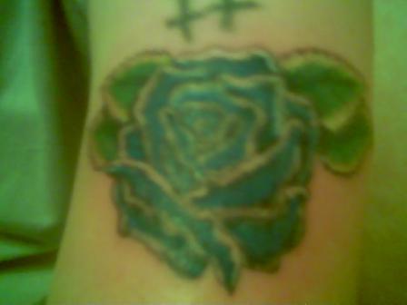 Rose bleue